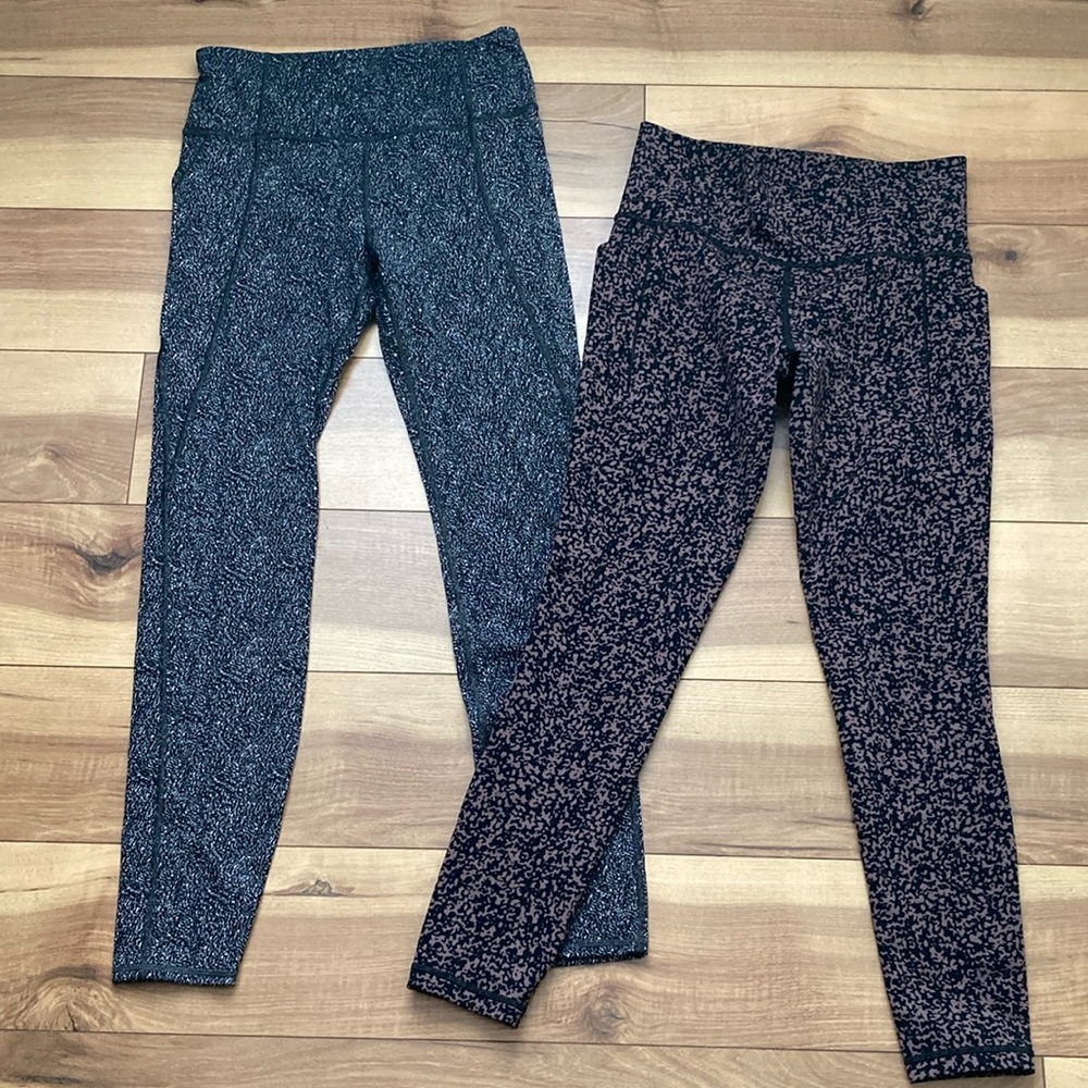 Athleta Lot Of 2 Size MT Leggings